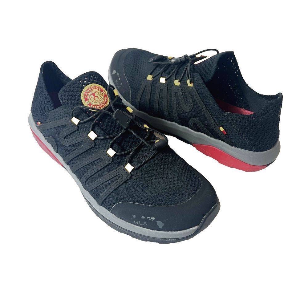 Olukai Black Textile Running Training Shoes Womens Sz 9.5 Casual Sneaker Low Top